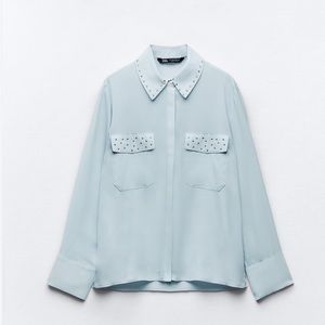 Zara shirt size XL blue